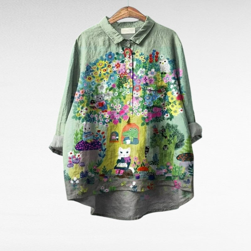 MAYLORA | Stilvolle Vintage-Bluse