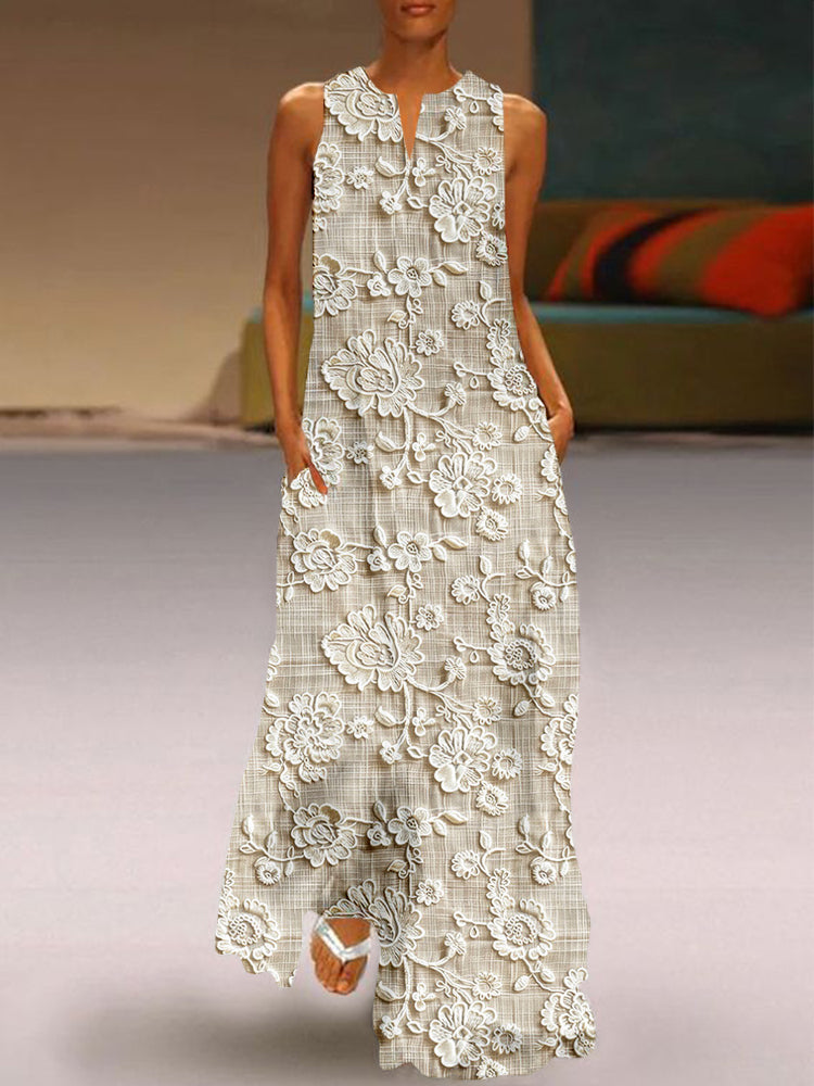 MAYLORA - Kleid mit Spitzenmuster