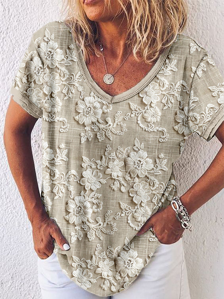 MAYLORA - Floral Patterned Blouse