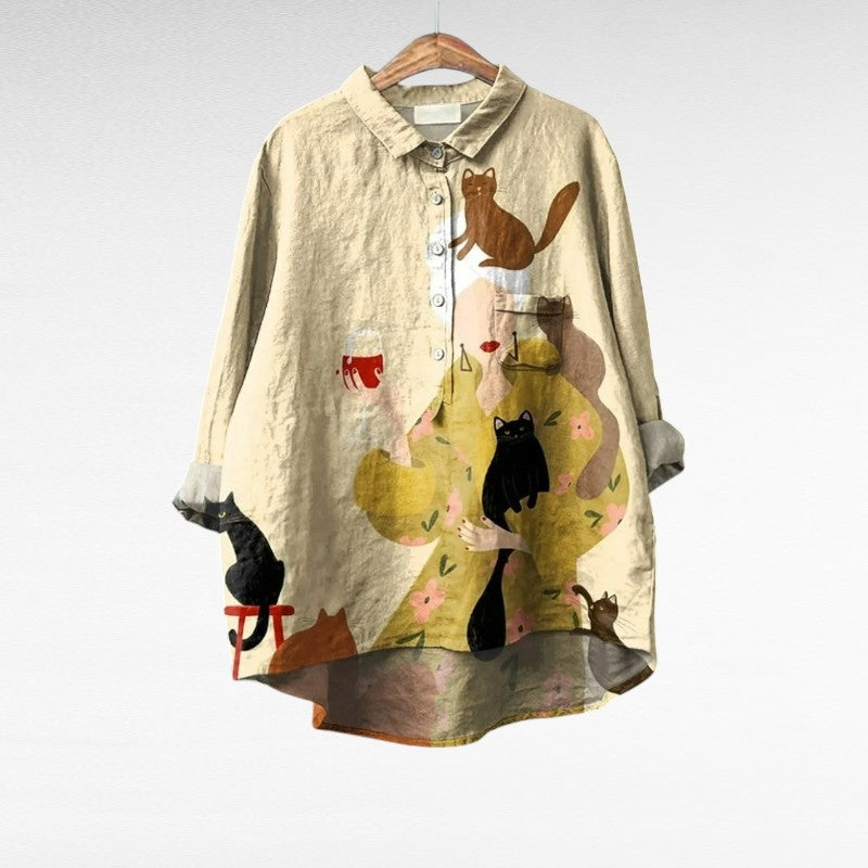 MAYLORA | Stilvolle Vintage-Bluse