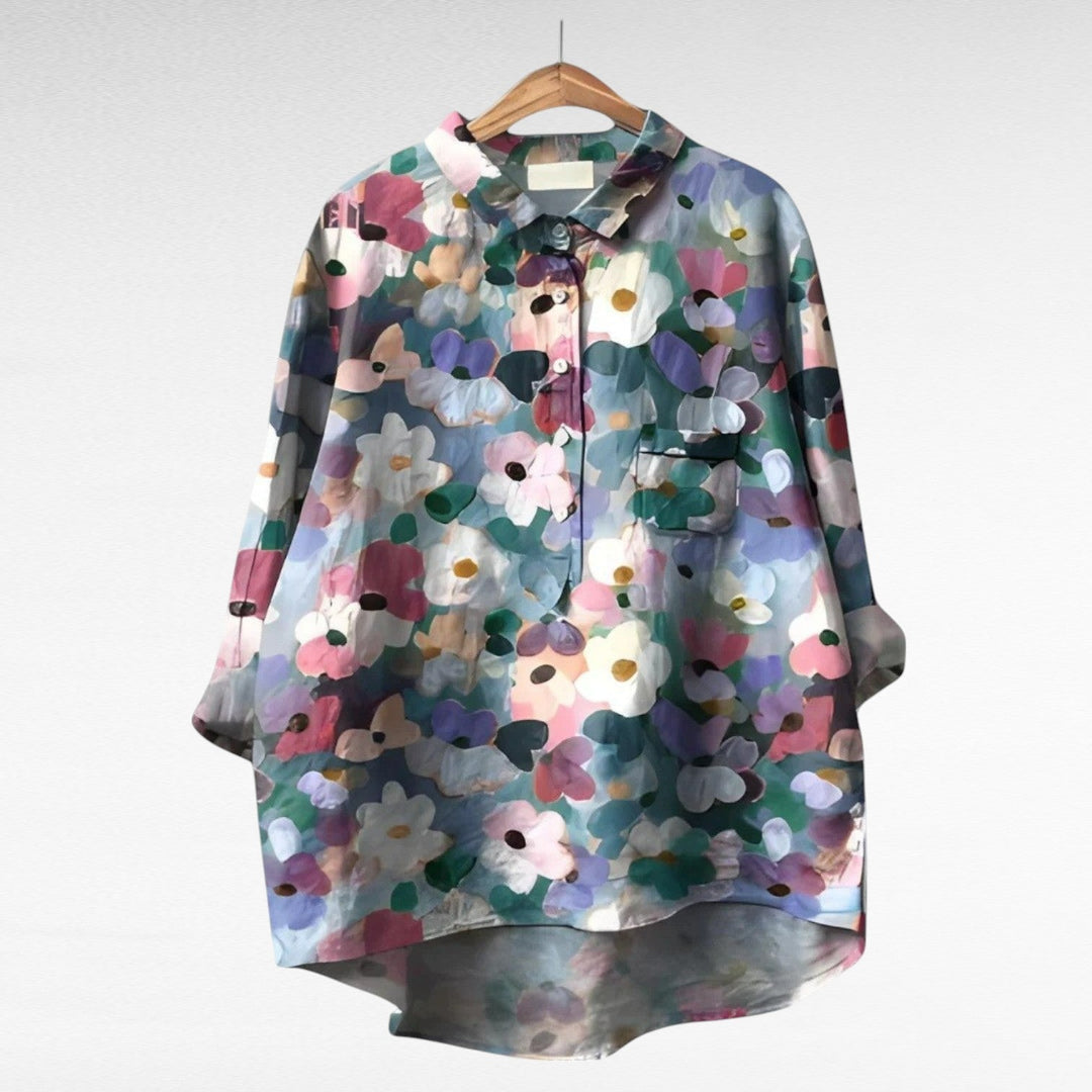 MAYLORA | Klassische Blusen mit Blumenmuster