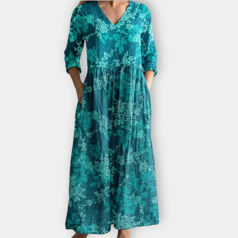 MAYLORA - Elegantes Sommer Boho Kleid