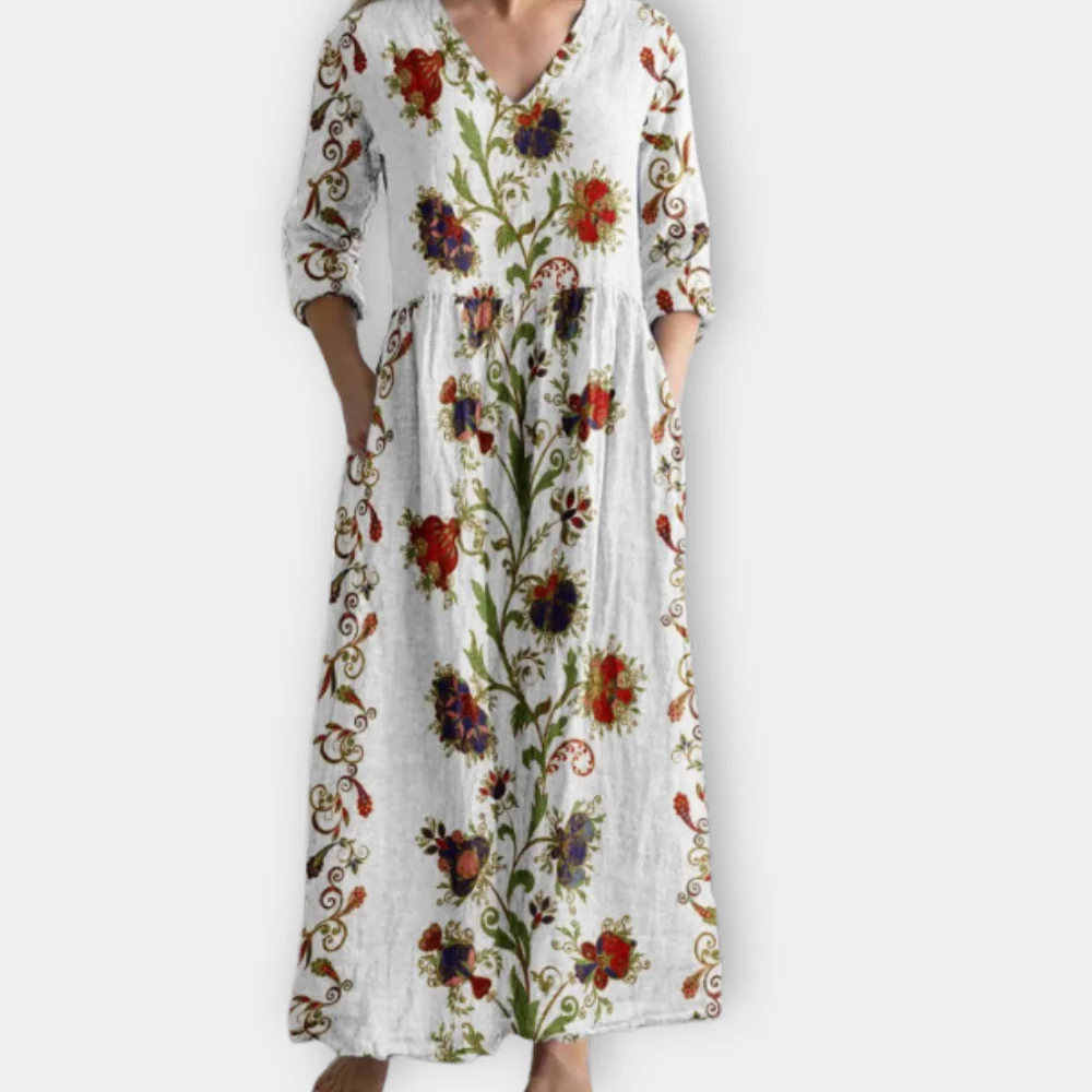 MAYLORA - Elegantes Sommer Boho Kleid