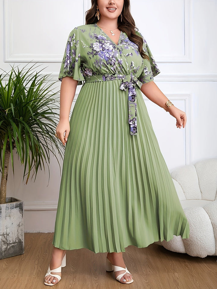 Fleur | Figurbetontes Kleid in Übergröße