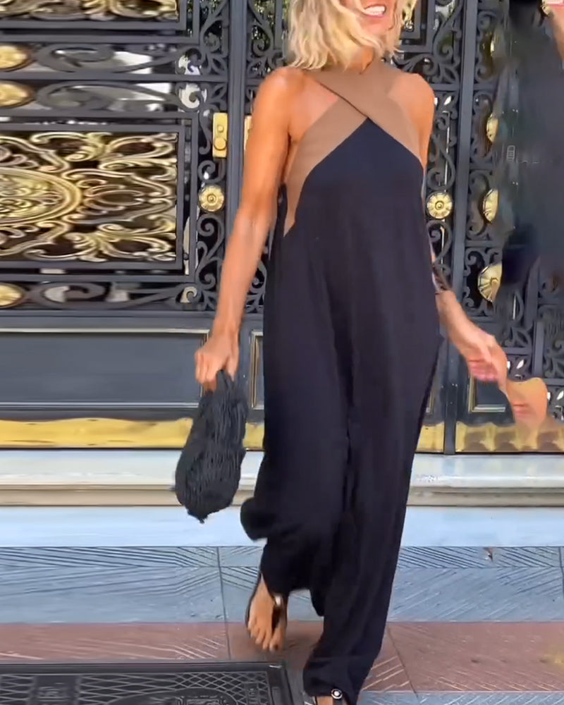 Nicole - Stilvolles Sommerkleid mit Kreuz-Ausschnitt