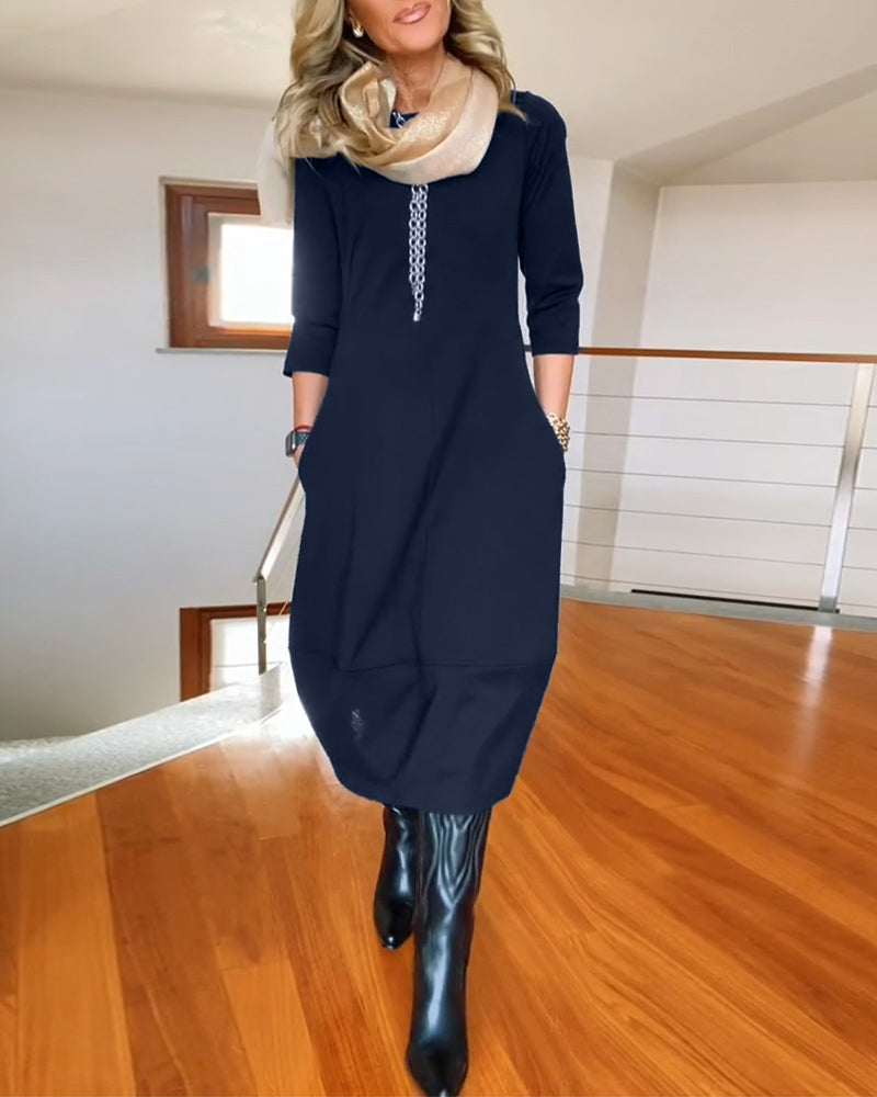MAYLORA™ | Stilvolles Midi-Kleid