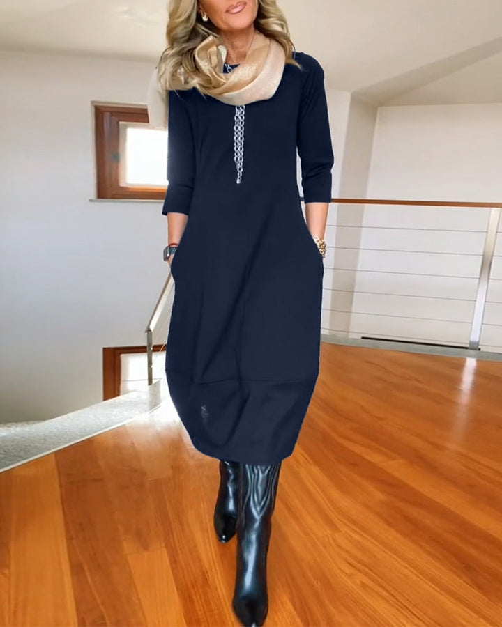 MAYLORA™ | Stilvolles Midi-Kleid