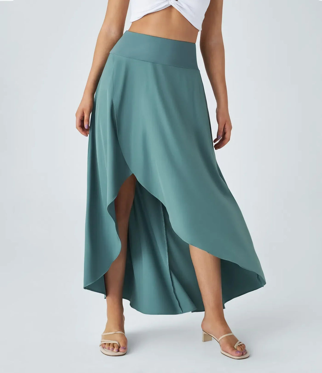 Maxirock Natalia mit Schlitz - Stilvolle Eleganz und Komfort.