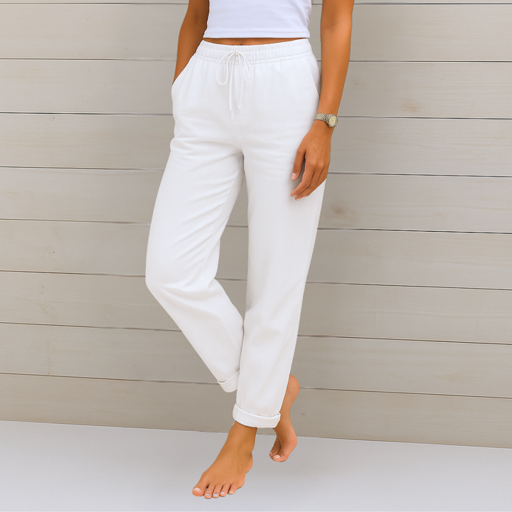 MAYLORA | Stretch-Leinenhose für den Sommer