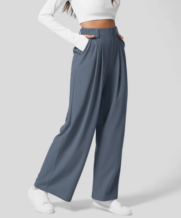 MAYLORA -  Stilvolle Hohe Taille Elastische Hose