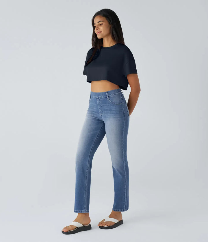 MAYLORA | Bequeme Hose mit Hohem Bund und Elastischem Material
