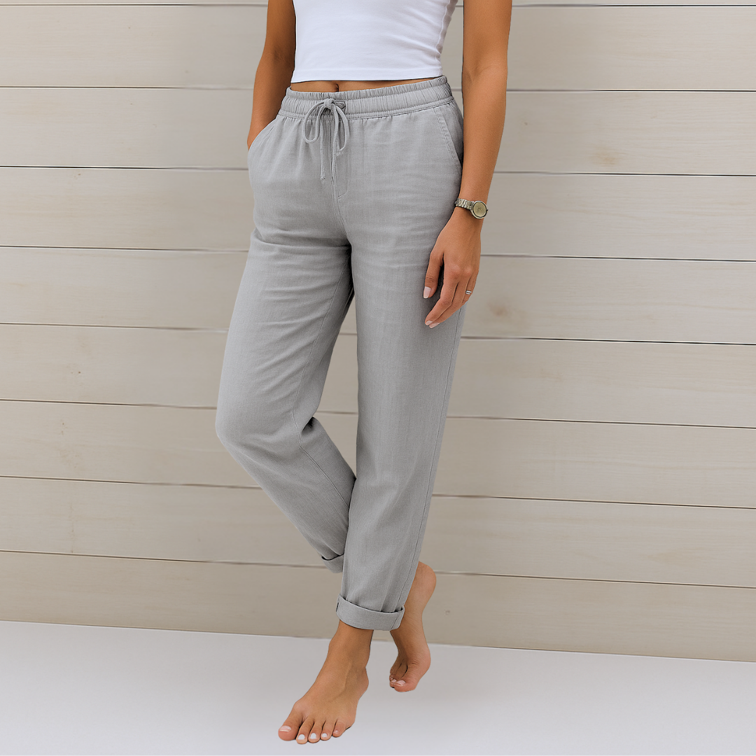 MAYLORA | Stretch-Leinenhose für den Sommer