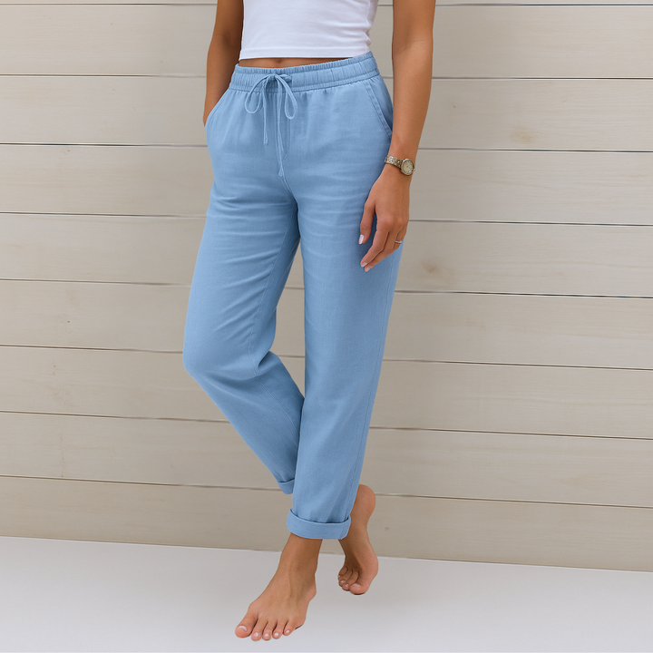 MAYLORA | Stretch-Leinenhose für den Sommer