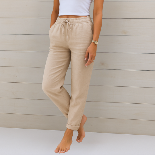 MAYLORA | Premium atmungsaktive Leinen Stretchhose