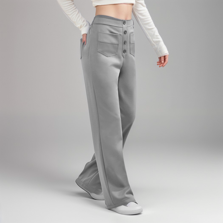 MAYLORA - Elastische Hose mit hoher Taille