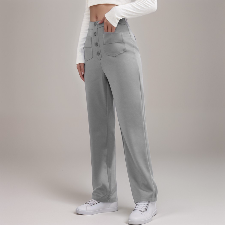 MAYLORA - Elastische Hose mit hoher Taille