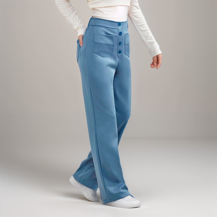 MAYLORA - Elastische Hose mit hoher Taille