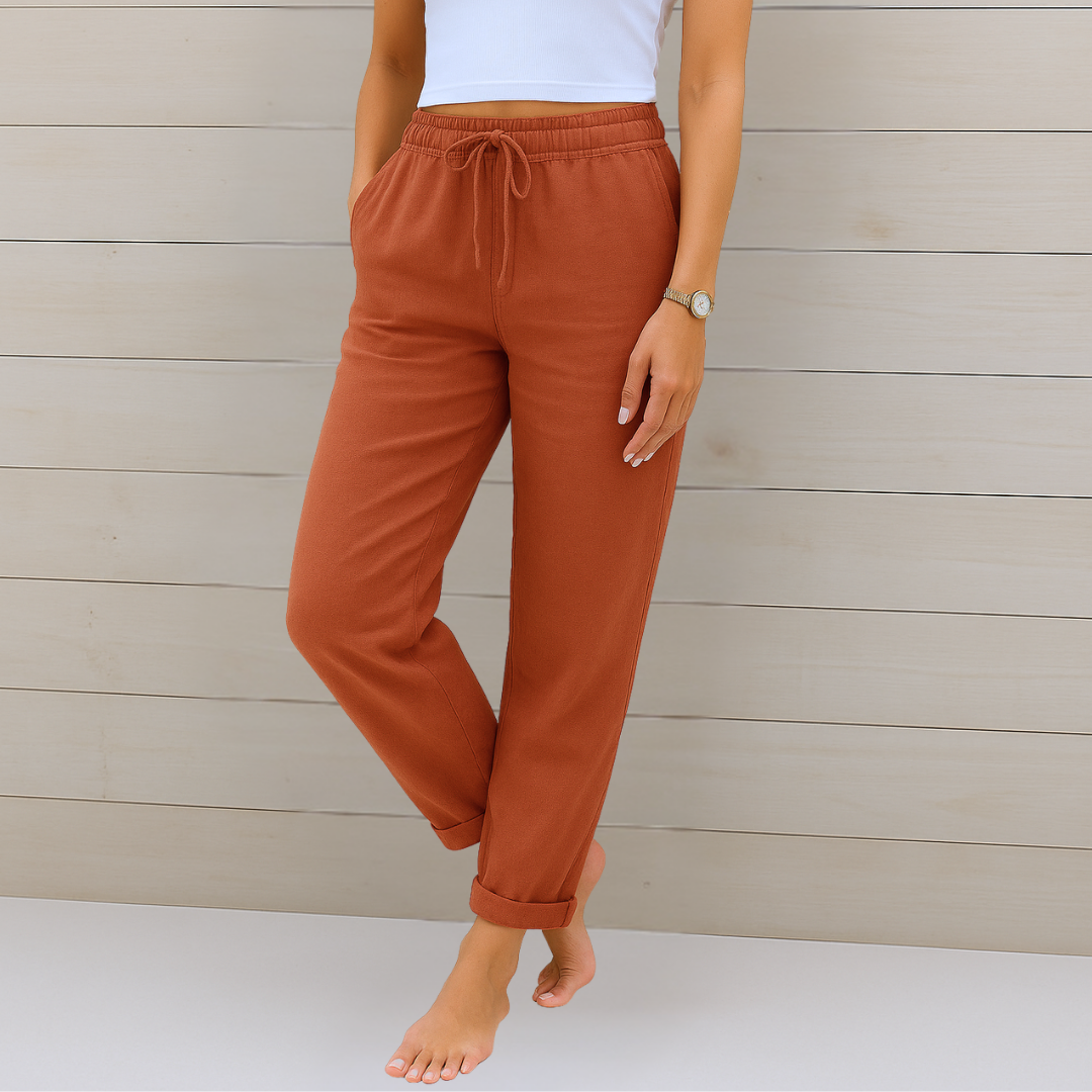 MAYLORA | Stretch-Leinenhose für den Sommer