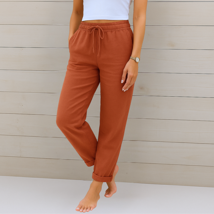 MAYLORA | Stretch-Leinenhose für den Sommer