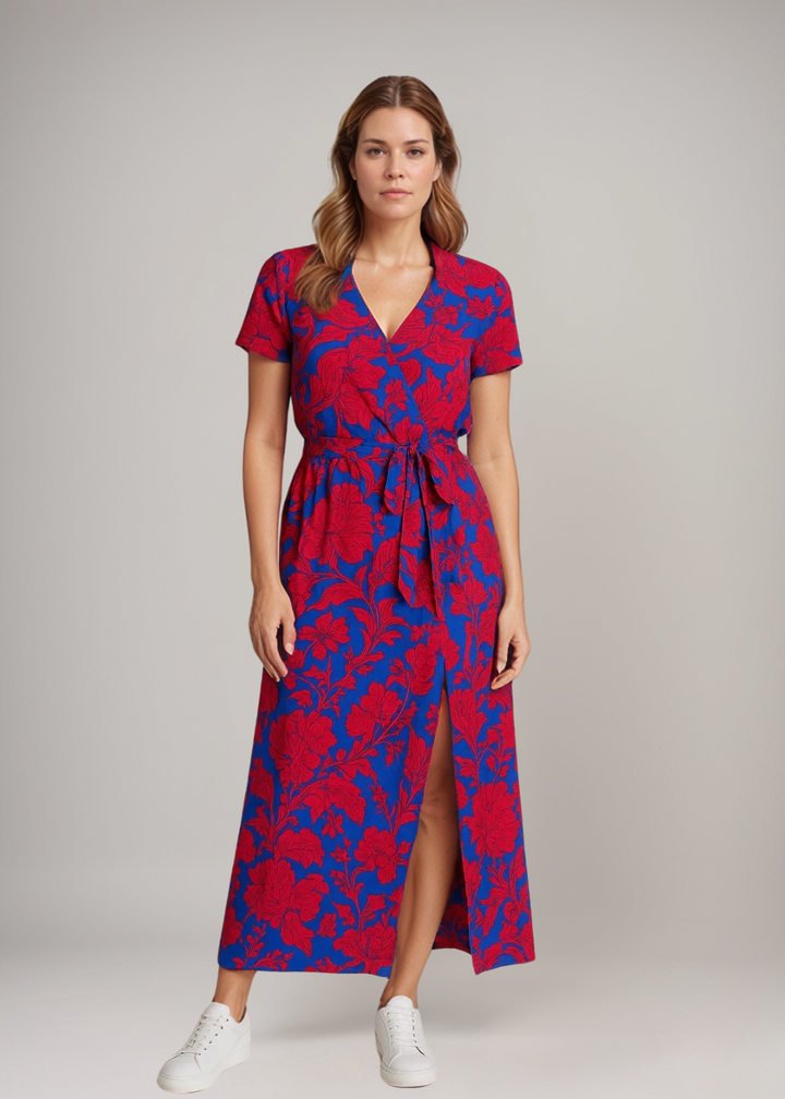 MAYLORA™ | Stilvolles Wickelkleid für den Sommer