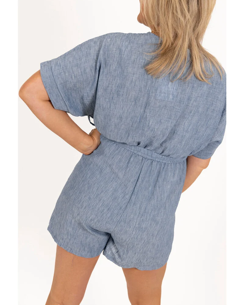 MAYLORA - Verona Leinen Playsuit