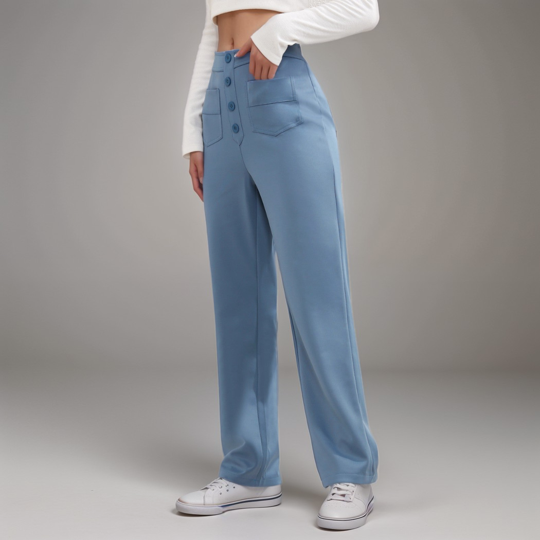 MAYLORA - Elastische Hose mit hoher Taille