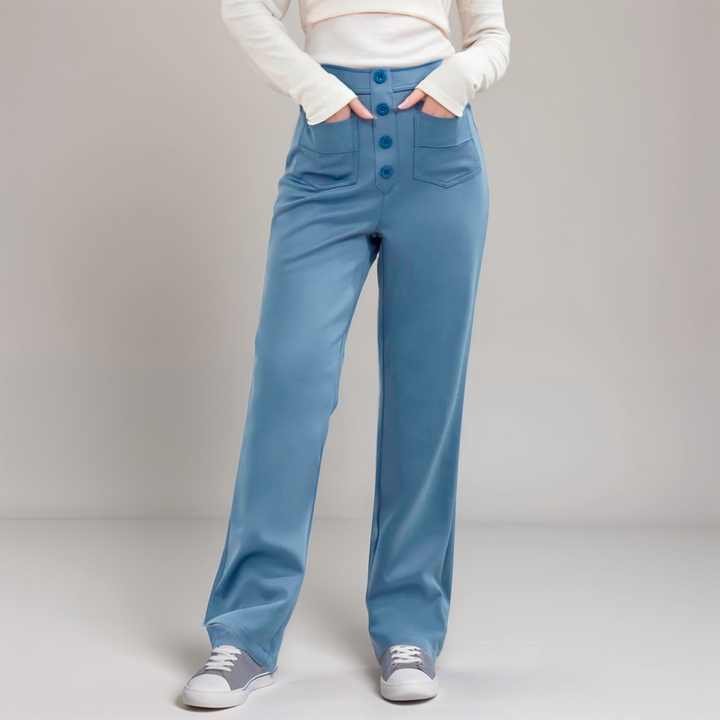 MAYLORA - Elastische Hose mit hoher Taille