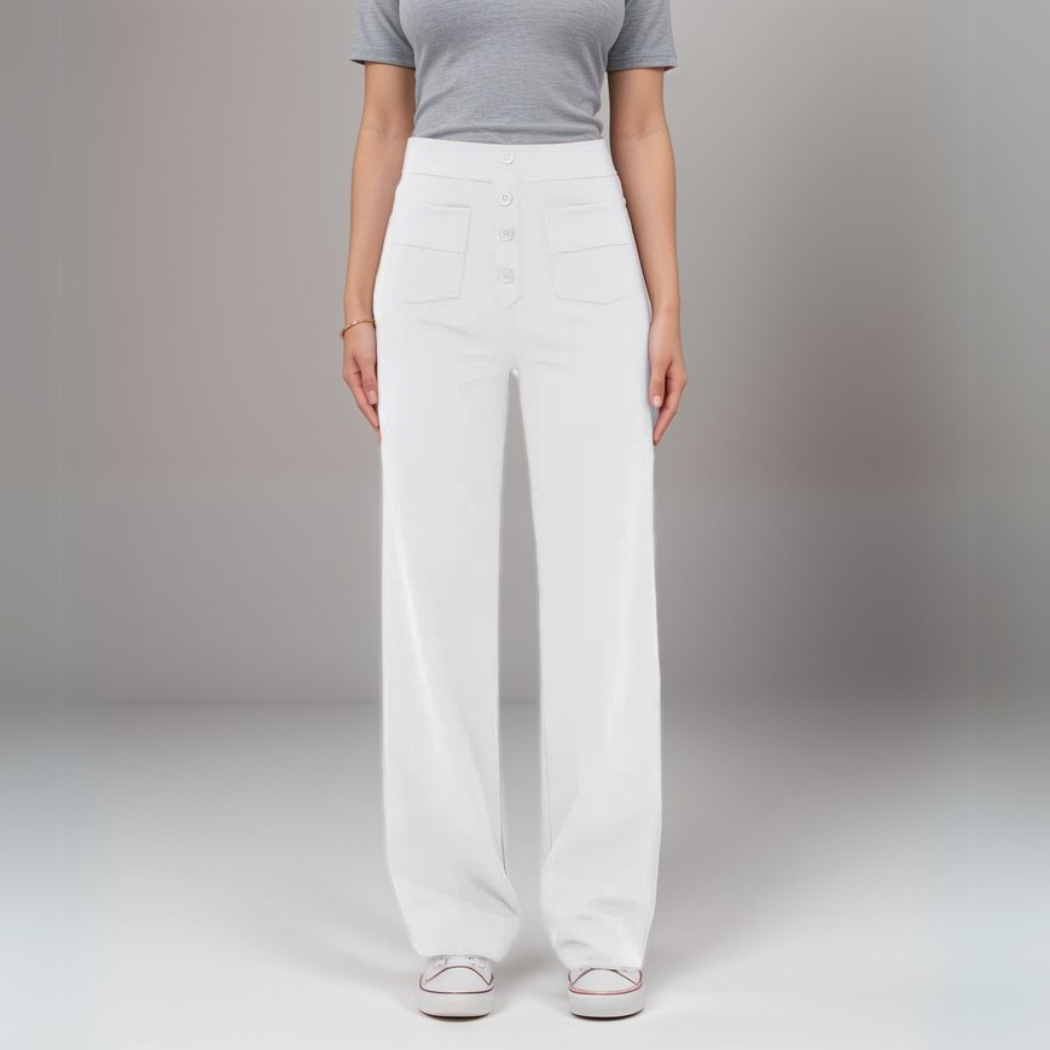 MAYLORA - Elastische Hose mit hoher Taille