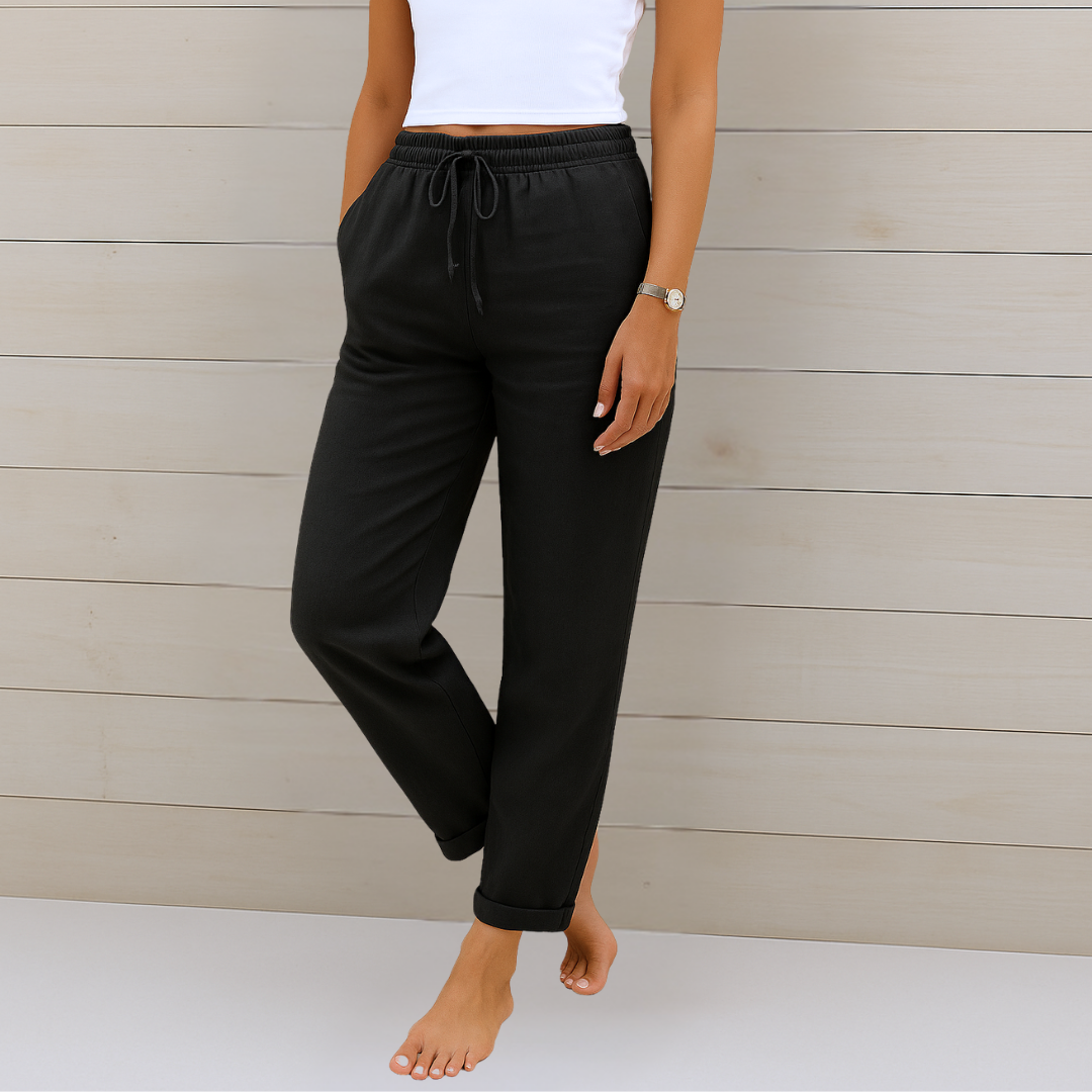 MAYLORA | Stretch-Leinenhose für den Sommer