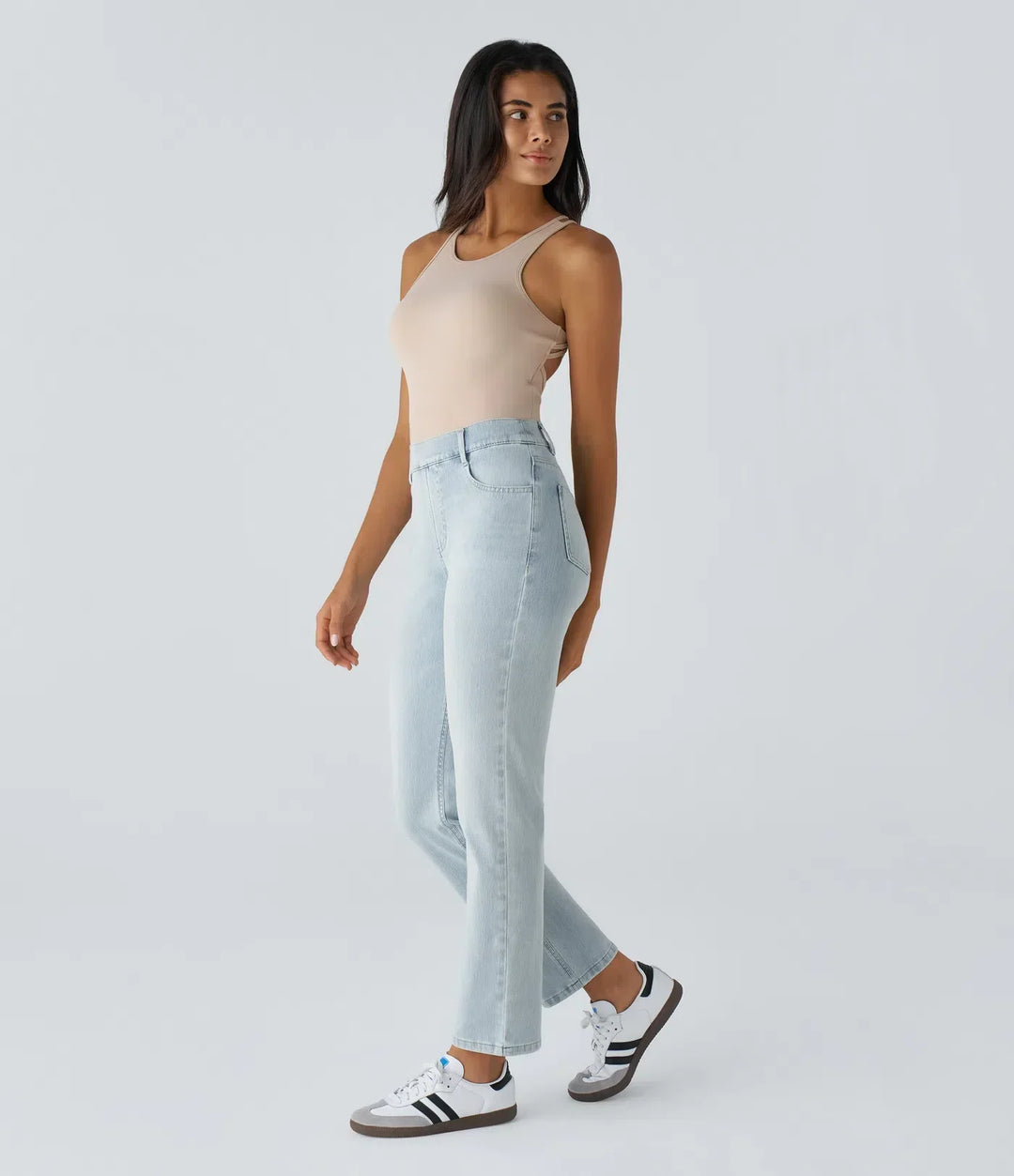 MAYLORA | Bequeme Hose mit Hohem Bund und Elastischem Material