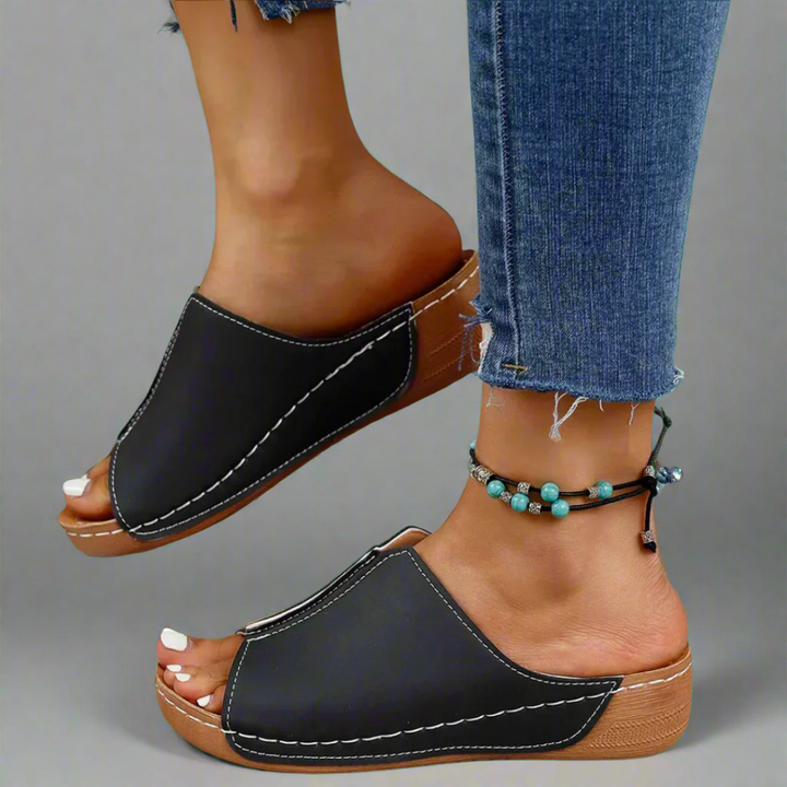 Clemensia | Handcrafted Wedge Sandals Made from Premium Materials