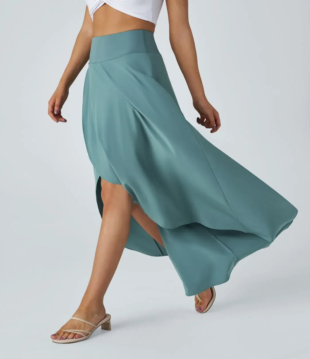 Maxirock Natalia mit Schlitz - Stilvolle Eleganz und Komfort.