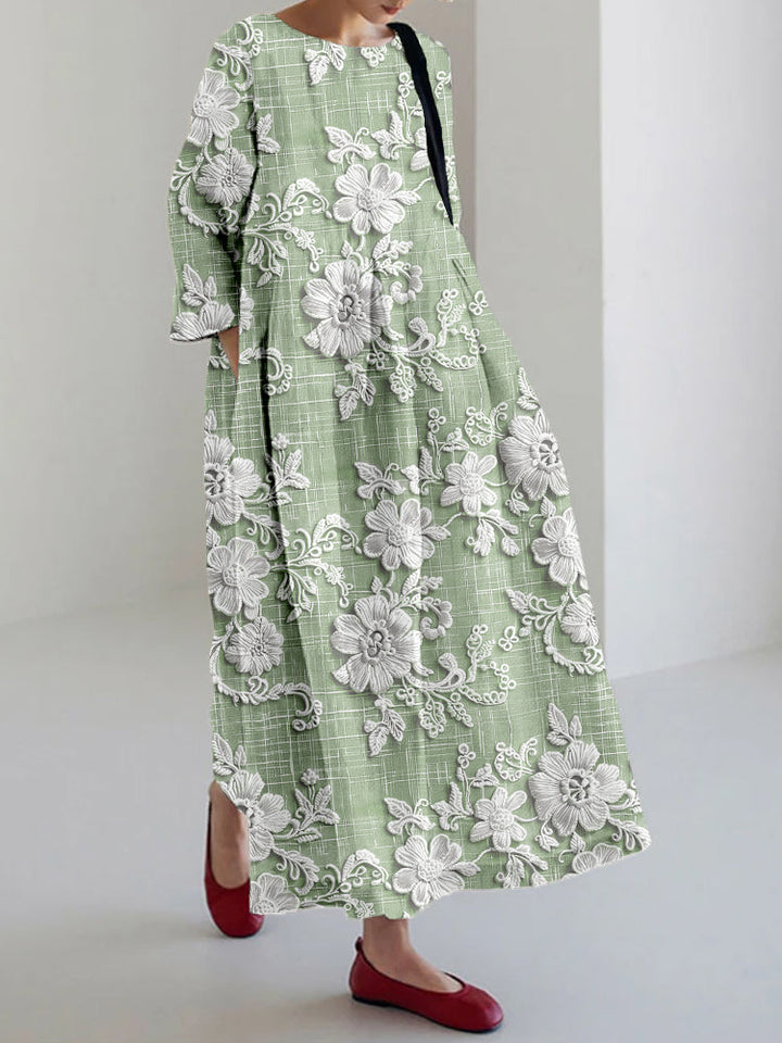 MAYLORA - Elegantes Bedrucktes Kleid