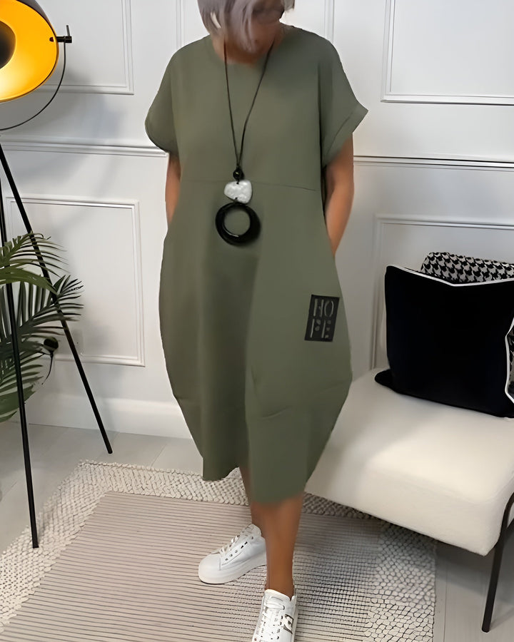 Cleo - Stilvolles Kurzarmkleid