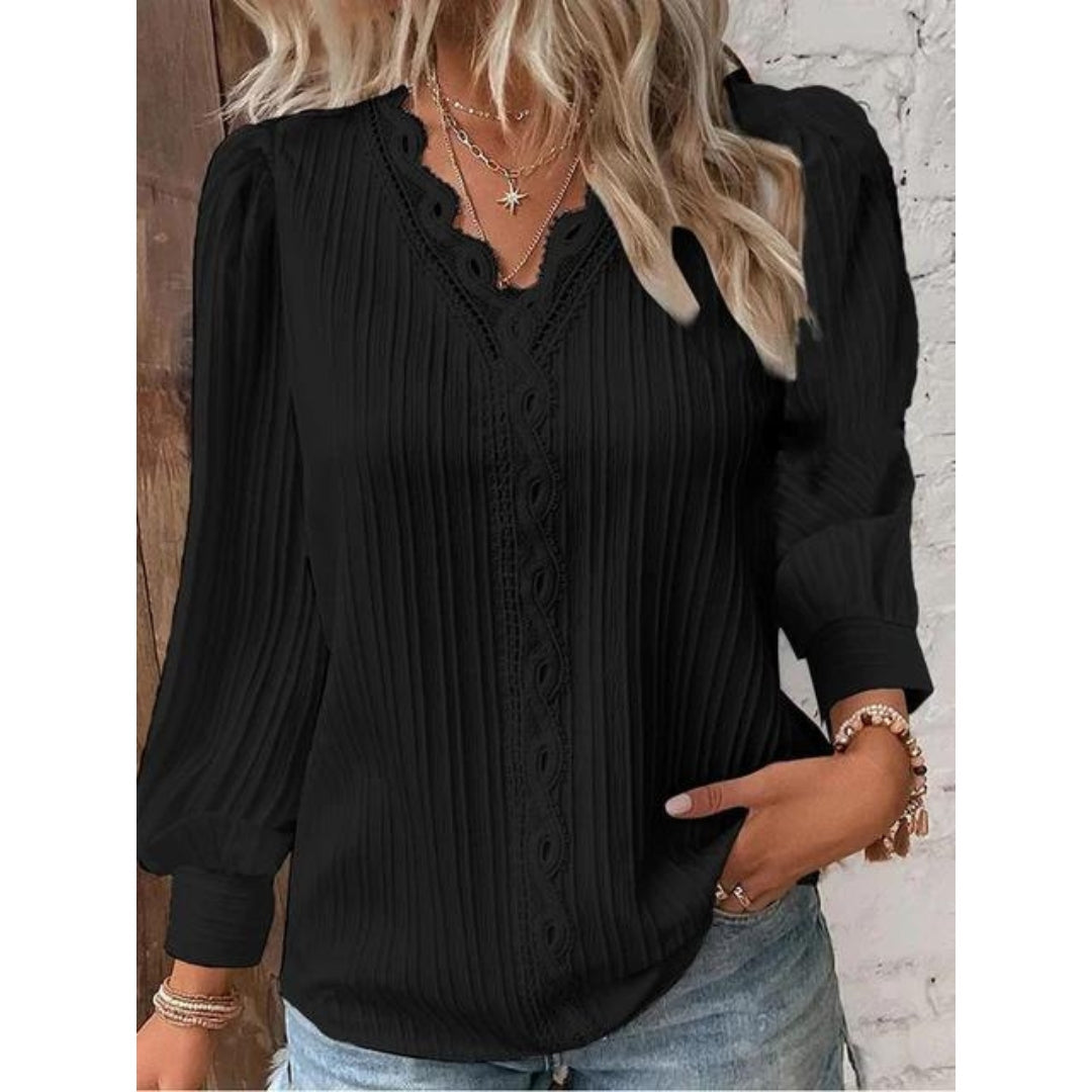 Camillia™ - Elegante Faltenbluse