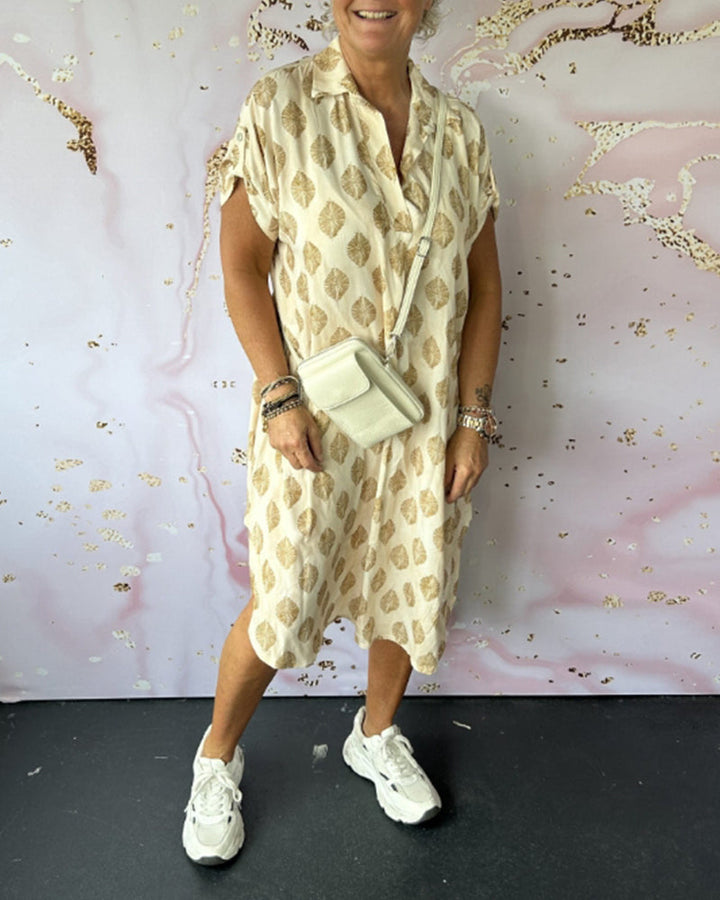 MAYLORA™ | Luftige Bluse im Hemd-Stil