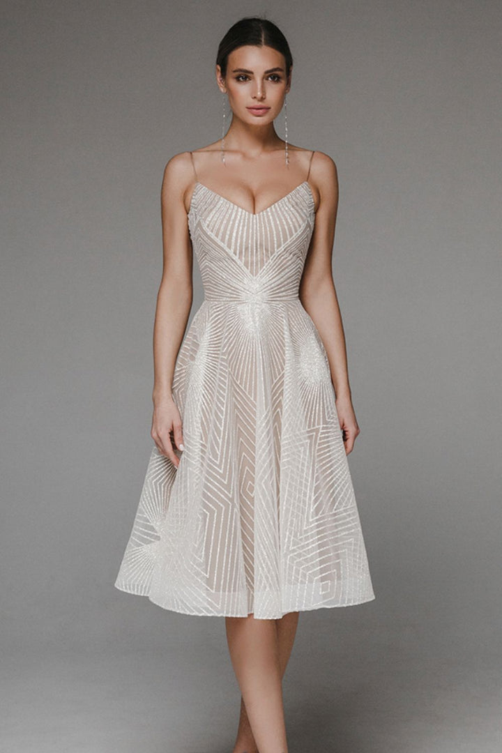 Thalassa - Elegantes Glitzer-Abendkleid in Maxi-Länge
