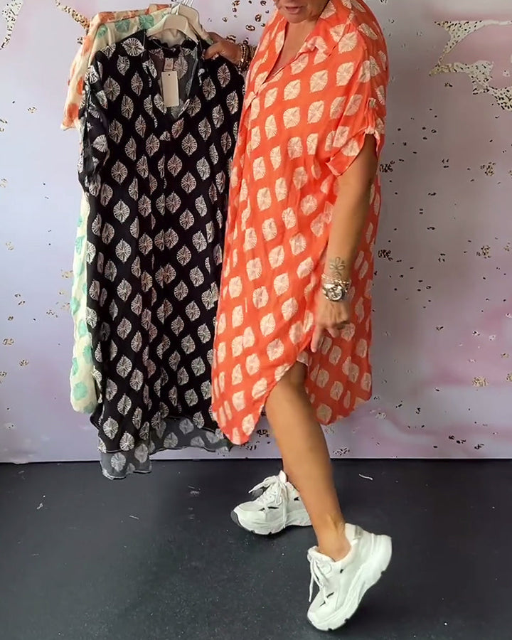 MAYLORA™ | Luftige Bluse im Hemd-Stil