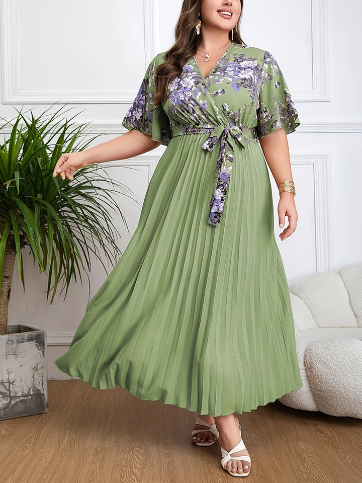 Fleur | Figurbetontes Kleid in Übergröße