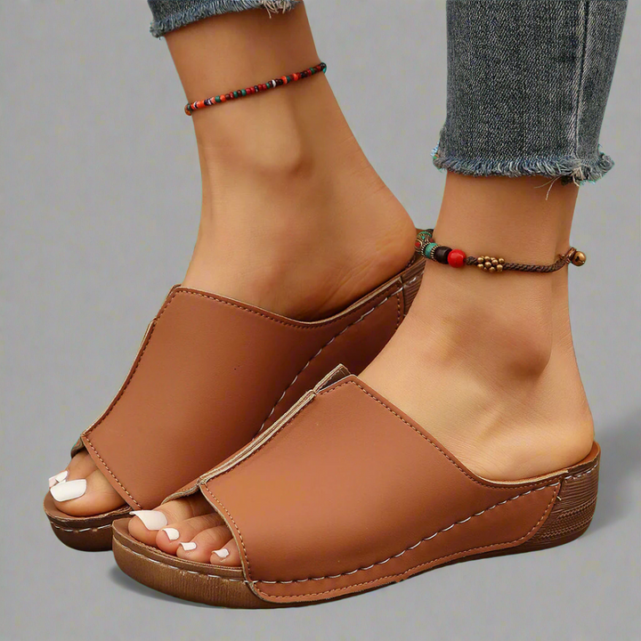 Clemensia | Handcrafted Wedge Sandals Made from Premium Materials