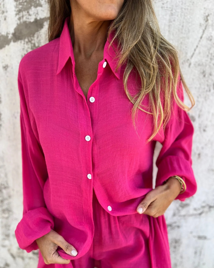 MAYLORA – Hochwertiges Lounge-Set aus Shirt & Shorts
