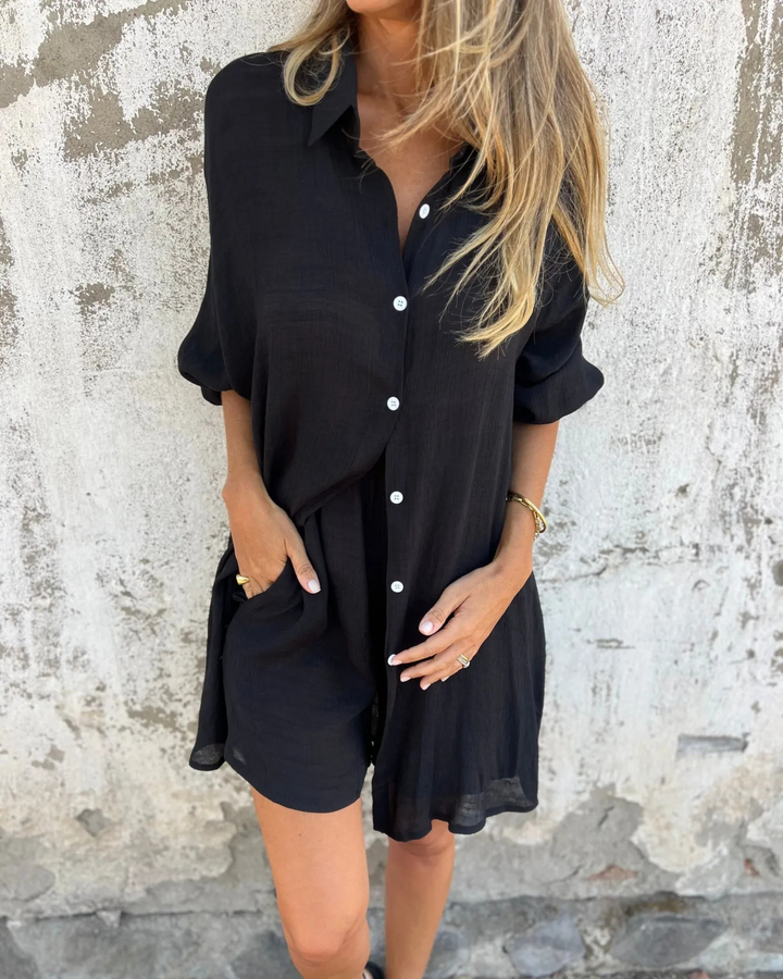 MAYLORA – Hochwertiges Lounge-Set aus Shirt & Shorts