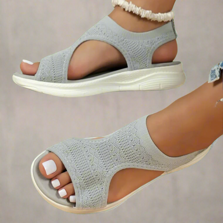 Amelie | Handcrafted Wedge Sandals Made from Premium Materials