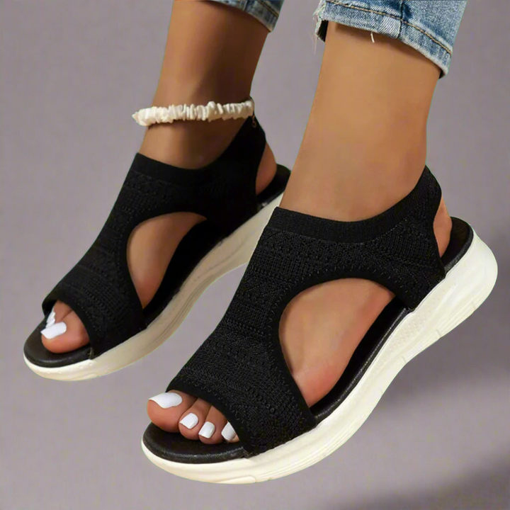 Amelie | Handcrafted Wedge Sandals Made from Premium Materials