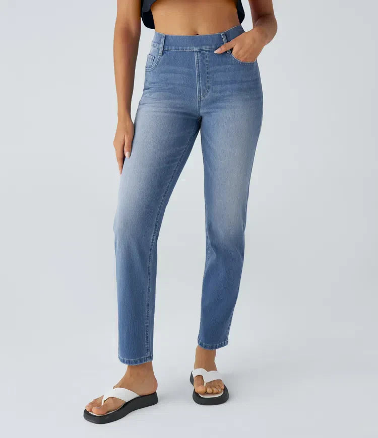 MAYLORA | Bequeme Hose mit Hohem Bund und Elastischem Material