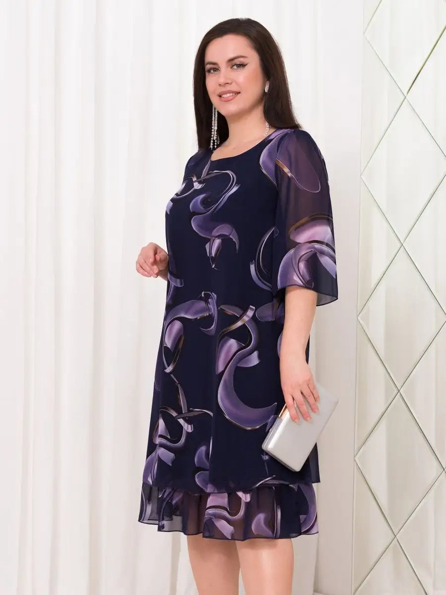 Harper | Plus Size Tourbillon Dress