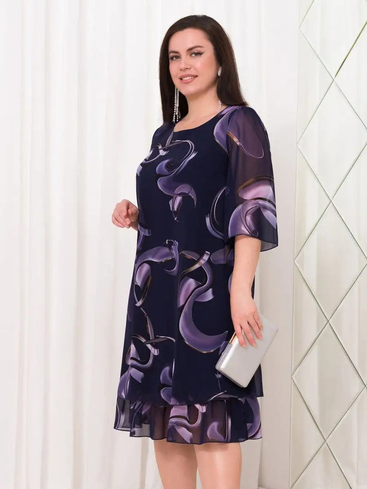Harper | Plus Size Tourbillon Dress