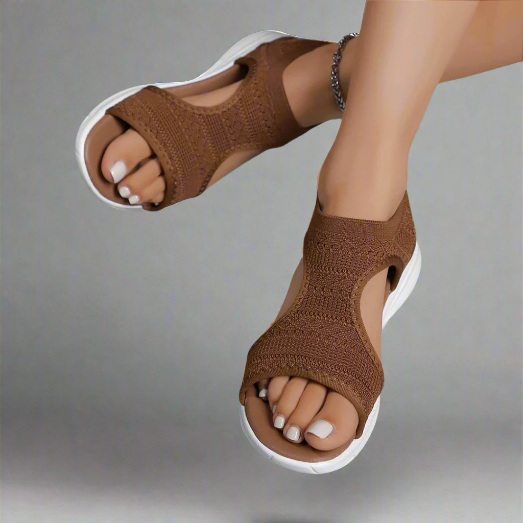 Amelie | Handcrafted Wedge Sandals Made from Premium Materials
