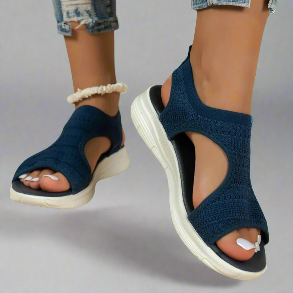 Amelie | Handcrafted Wedge Sandals Made from Premium Materials