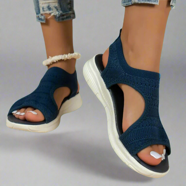 Amelie | Handcrafted Wedge Sandals Made from Premium Materials